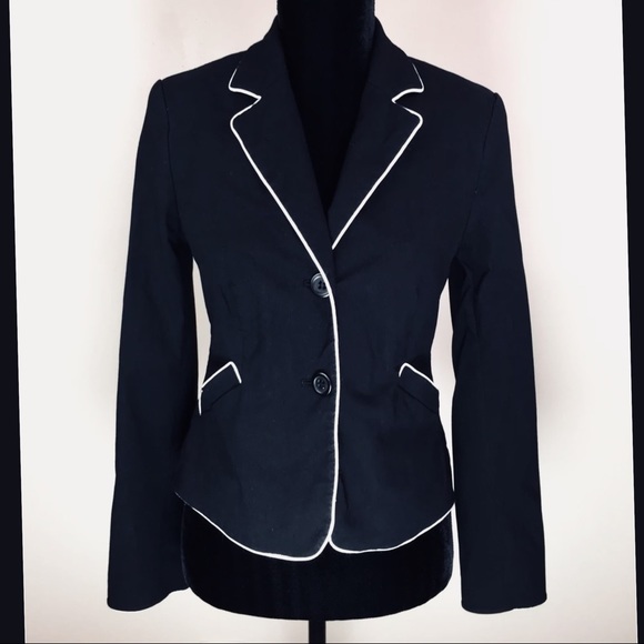 The Limited Jackets & Blazers - The Limited Stretch Black Blazer Jacket Size M